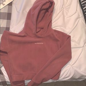 Alphalete crop hoodie